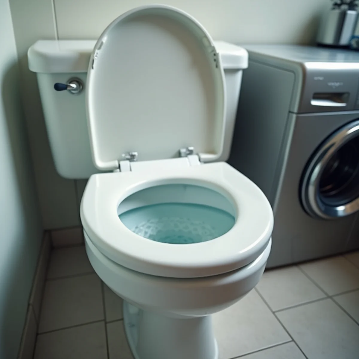 Gurgling toilets — sewer line problems illustration