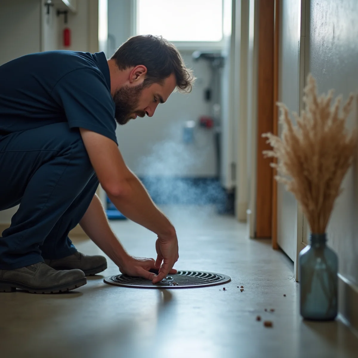 Sewage odors indoors or in the yard — sewer line problems illustration