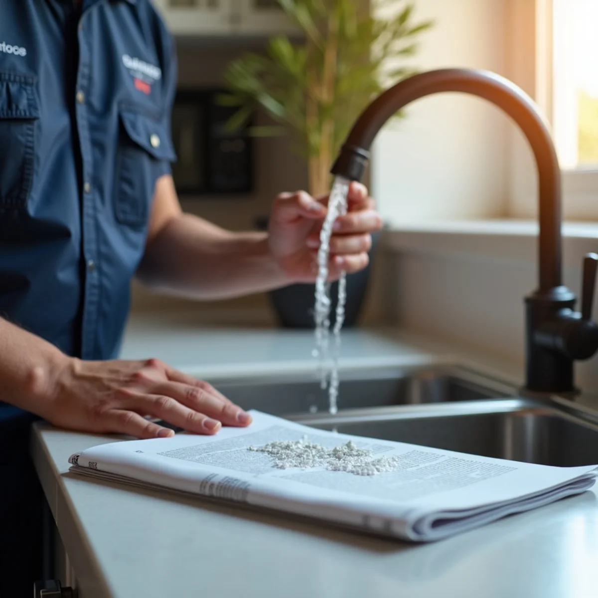 Low water pressure — signs of a slab leak illustration