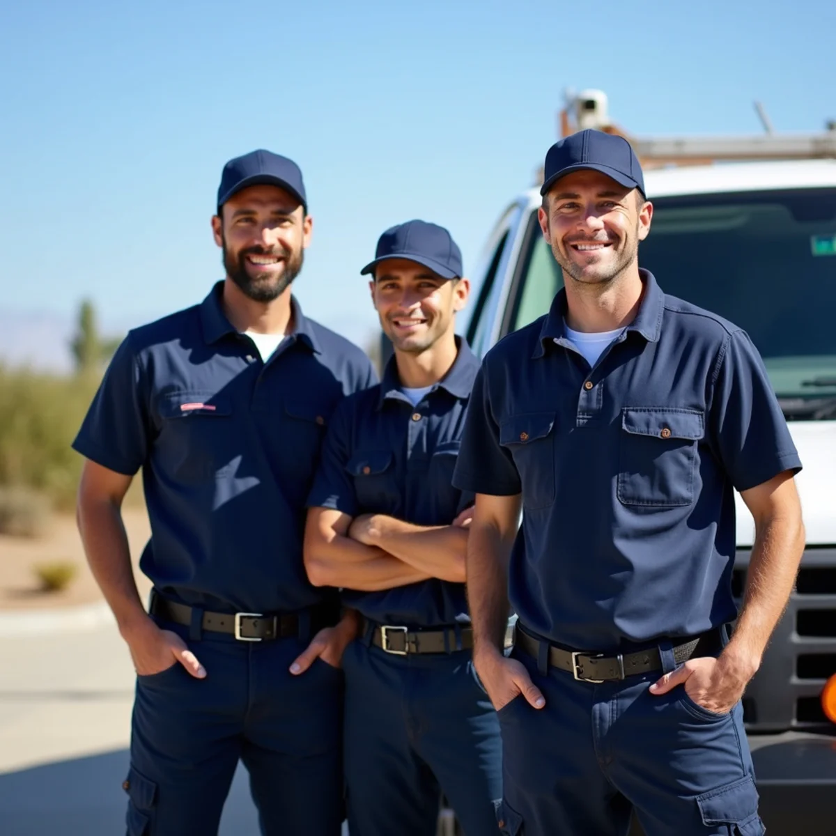 Rialto Plumbing Pros team and service van in Rialto, CA