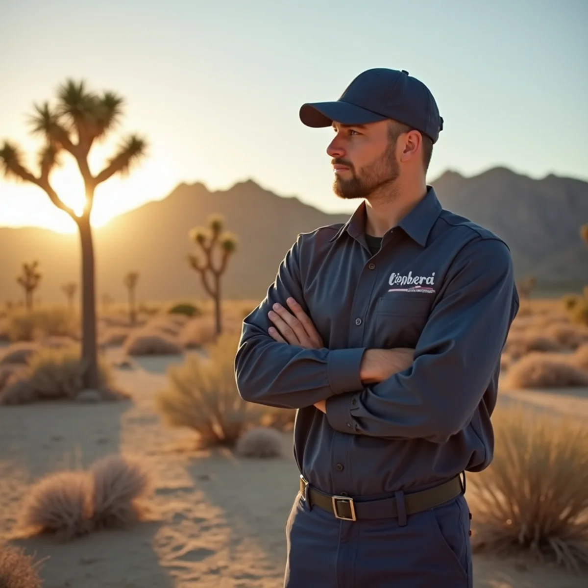 Licensed plumber providing service at a home in Joshua Tree, CA