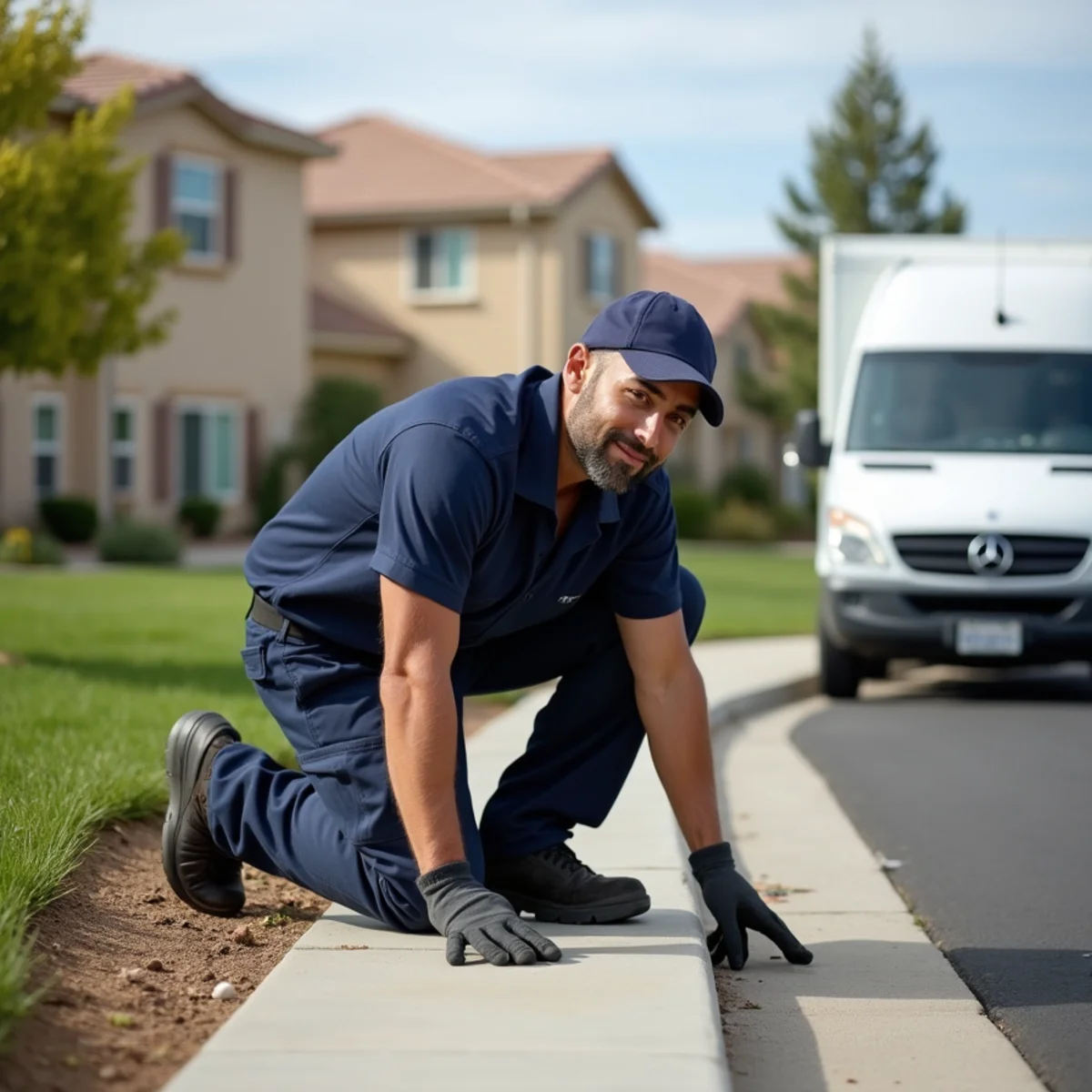 Licensed plumber providing service at a home in Menifee, CA