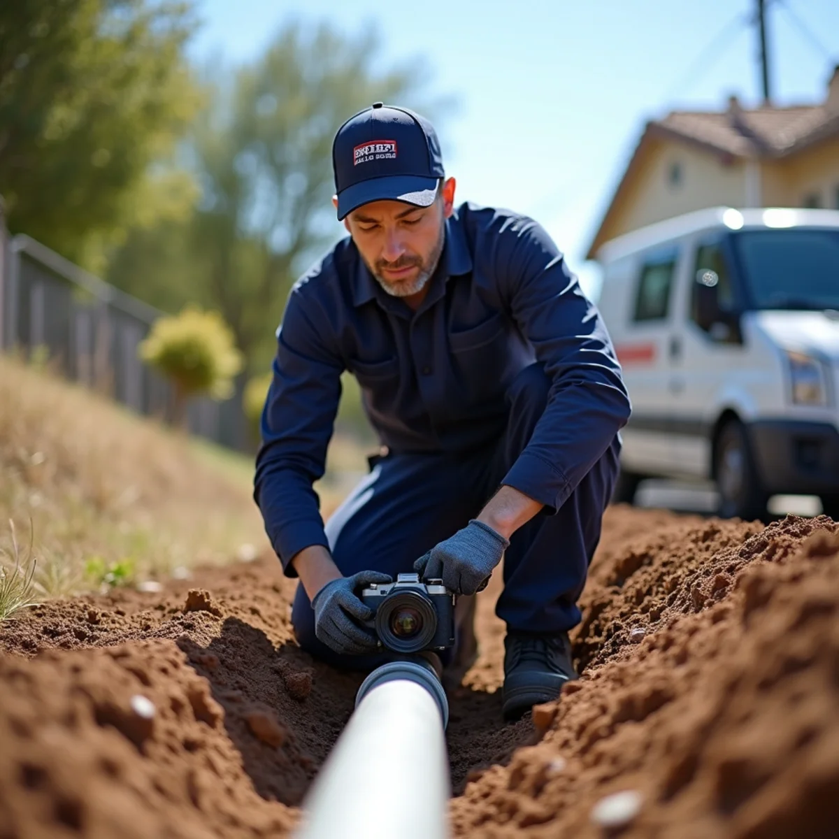 Licensed plumber providing service at a home in Rowland Heights, CA