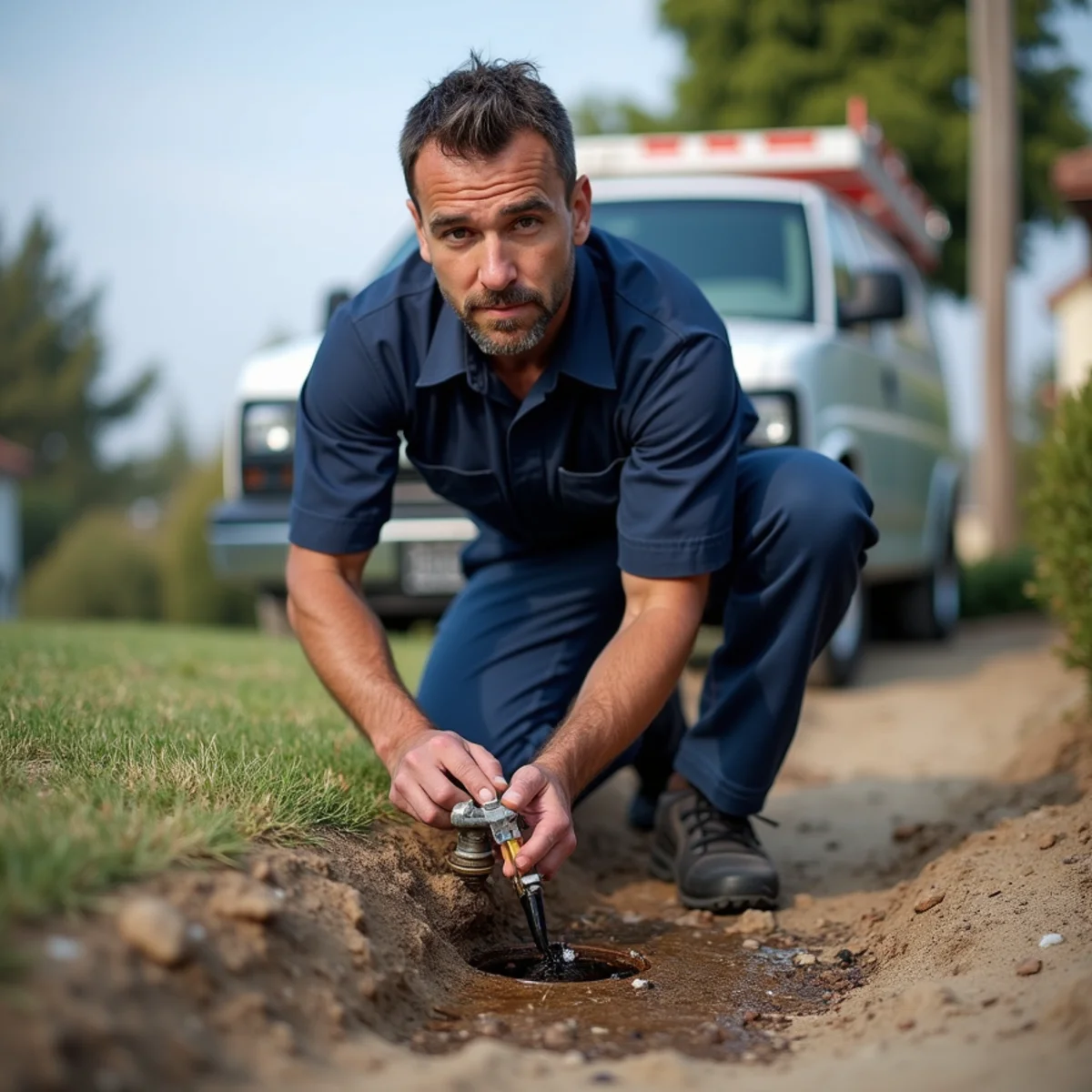 Licensed plumber providing service at a home in San Dimas, CA